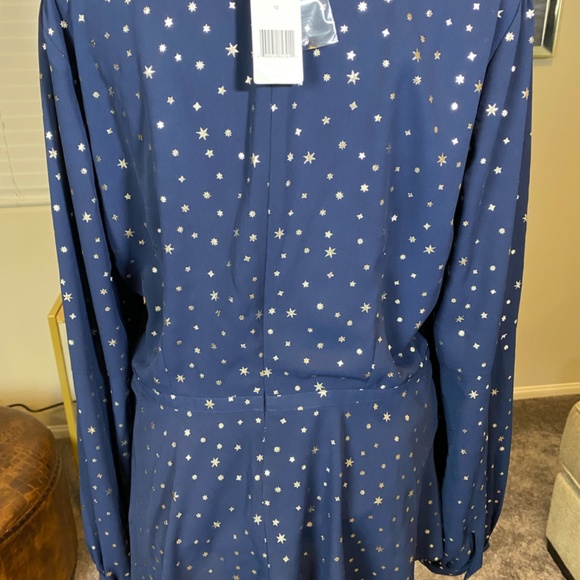 Bebe “Olivia” Draped Crossover Blouse – Size 12 – NWT - Picture 2 of 5